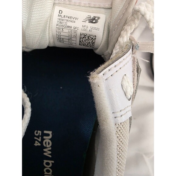 New Balance Mens 574 V2 WL574VL2 Gray Running Shoes Sneakers Size 13W 11.5 M - Picture 4 of 11